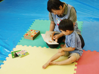 臨時託児サービスの様子
